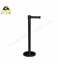 Black Powder Coated Retractable Barrier(TC-200T-PC) 